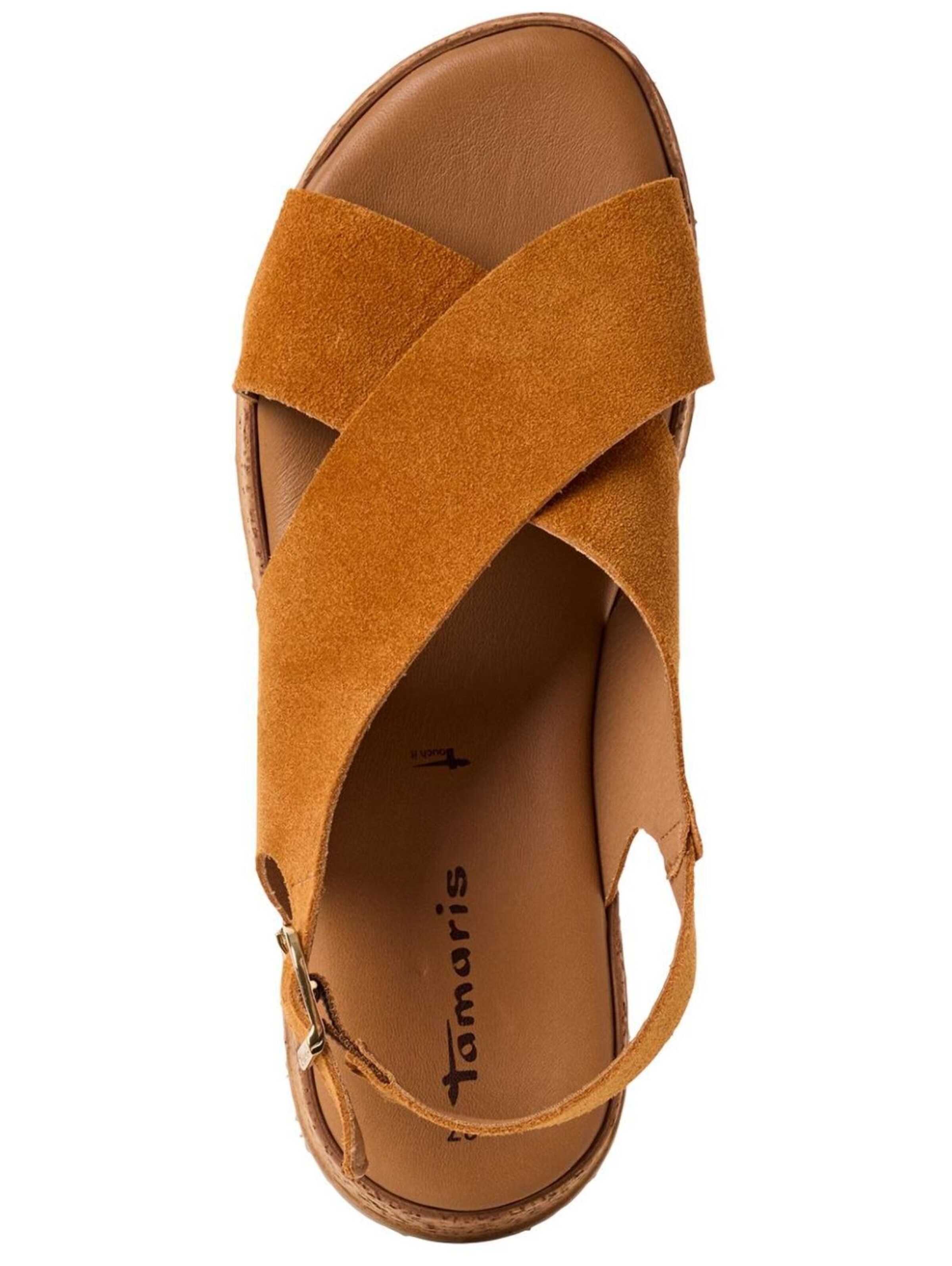 Tamaris Sandal in Brown: top