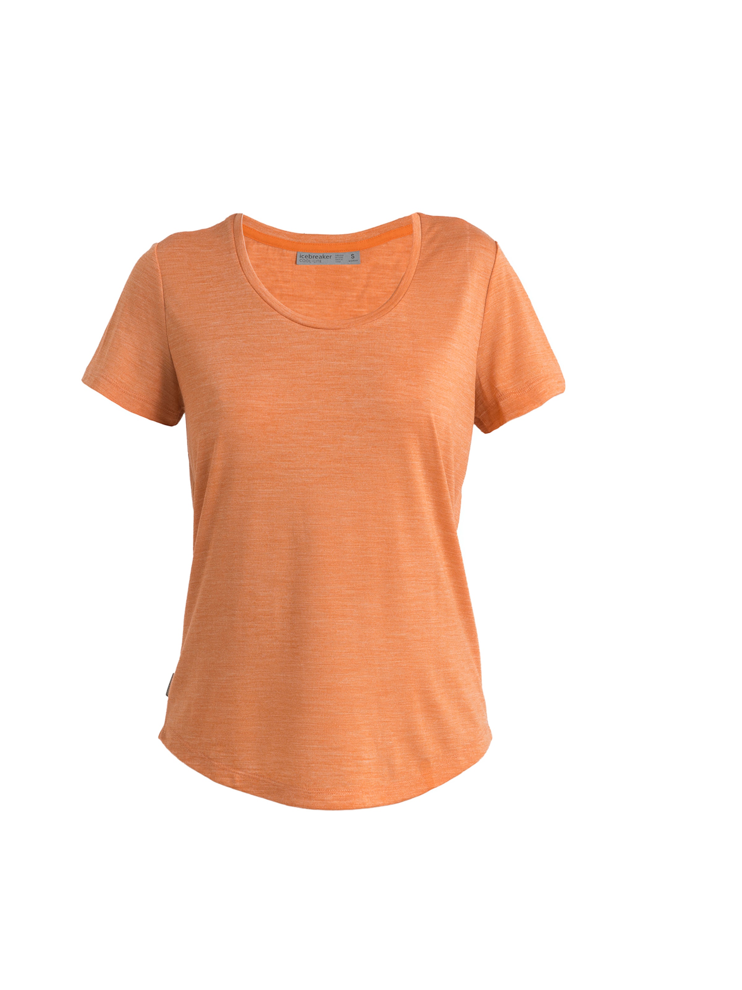 ICEBREAKERTehnička sportska majica 'Sphere II' - narančasta boja: prednji dio