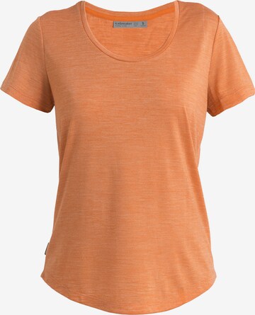 ICEBREAKER Performance Shirt 'Sphere II' in Orange: front