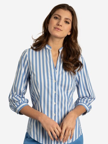 MORE & MORE Blouse in Blauw: voorkant