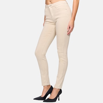 Elara Skinny Jeans in Beige