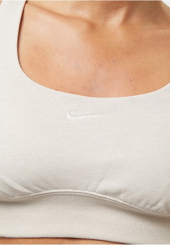 Bustier Soutien-gorge de sport 'Sportswear Chill Terry' NIKE en blanc