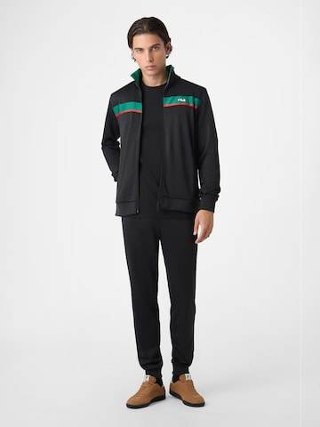 FILA Tapered Broek 'SAGANO' in Zwart