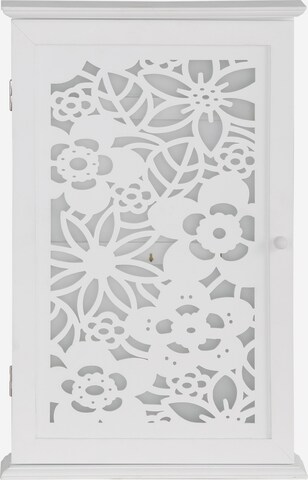 HOME AFFAIRE Key Cabinet in White: front