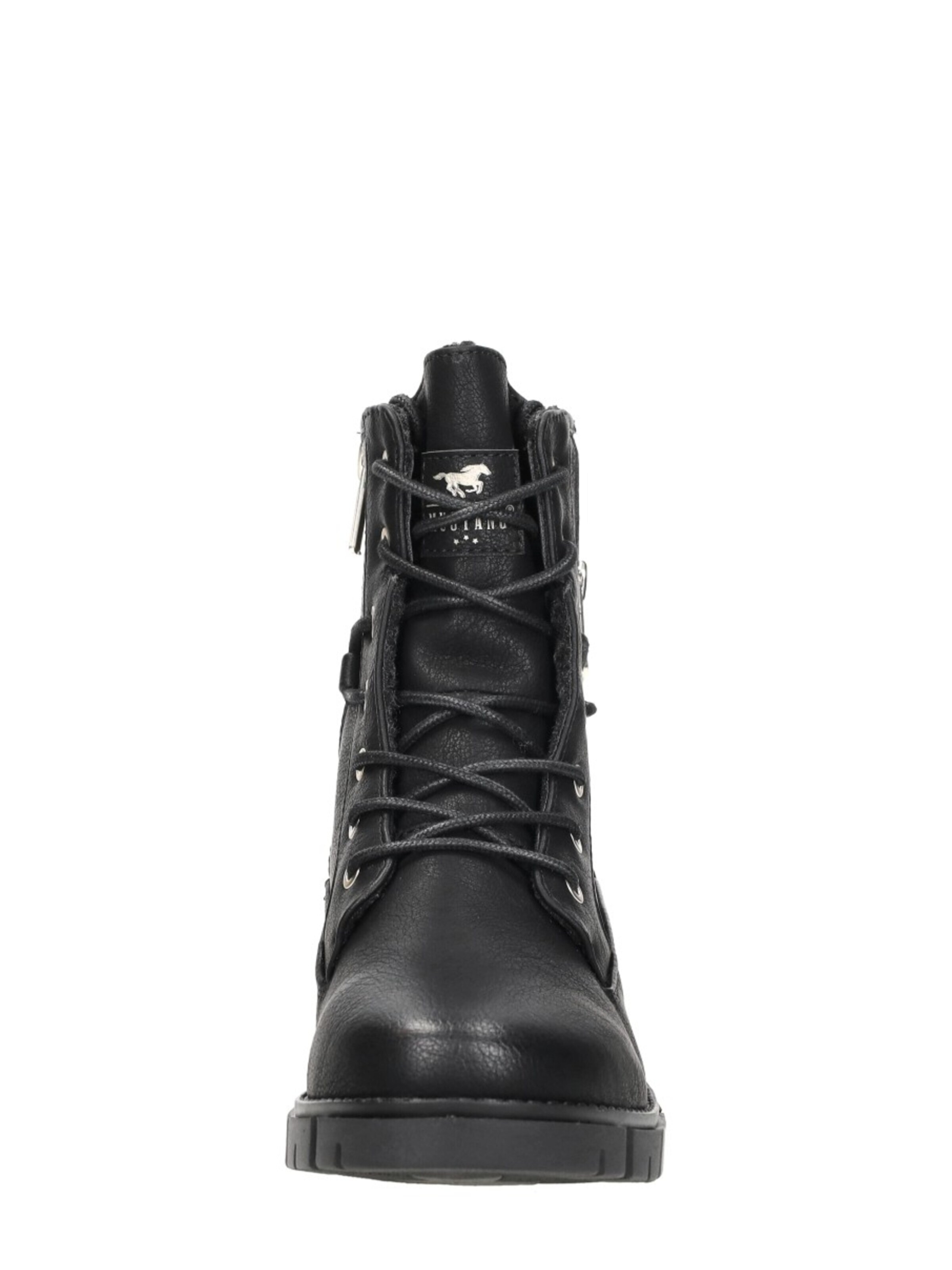 Chaussure à lacets 'Veterschoenen Hoog' MUSTANG en noir