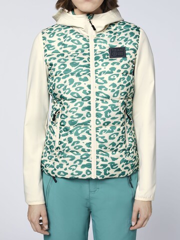 CHIEMSEE Jacke ' im Materialmix ' in Grau