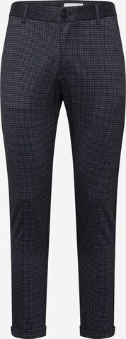 Lindbergh Slim fit Chino trousers in Blue: front