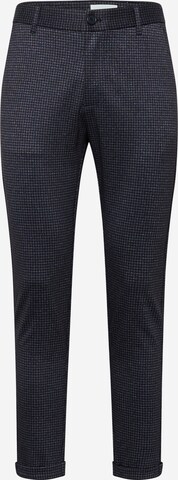 Coupe slim Pantalon chino Lindbergh en bleu : devant