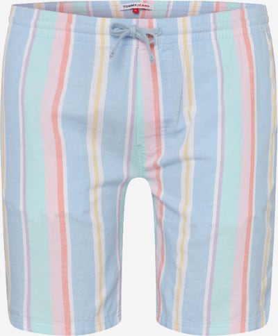 Tommy Jeans Kalhoty - kouřově modrá / hořčicová / šeříková / pastelově oranžová / růžová, Produkt