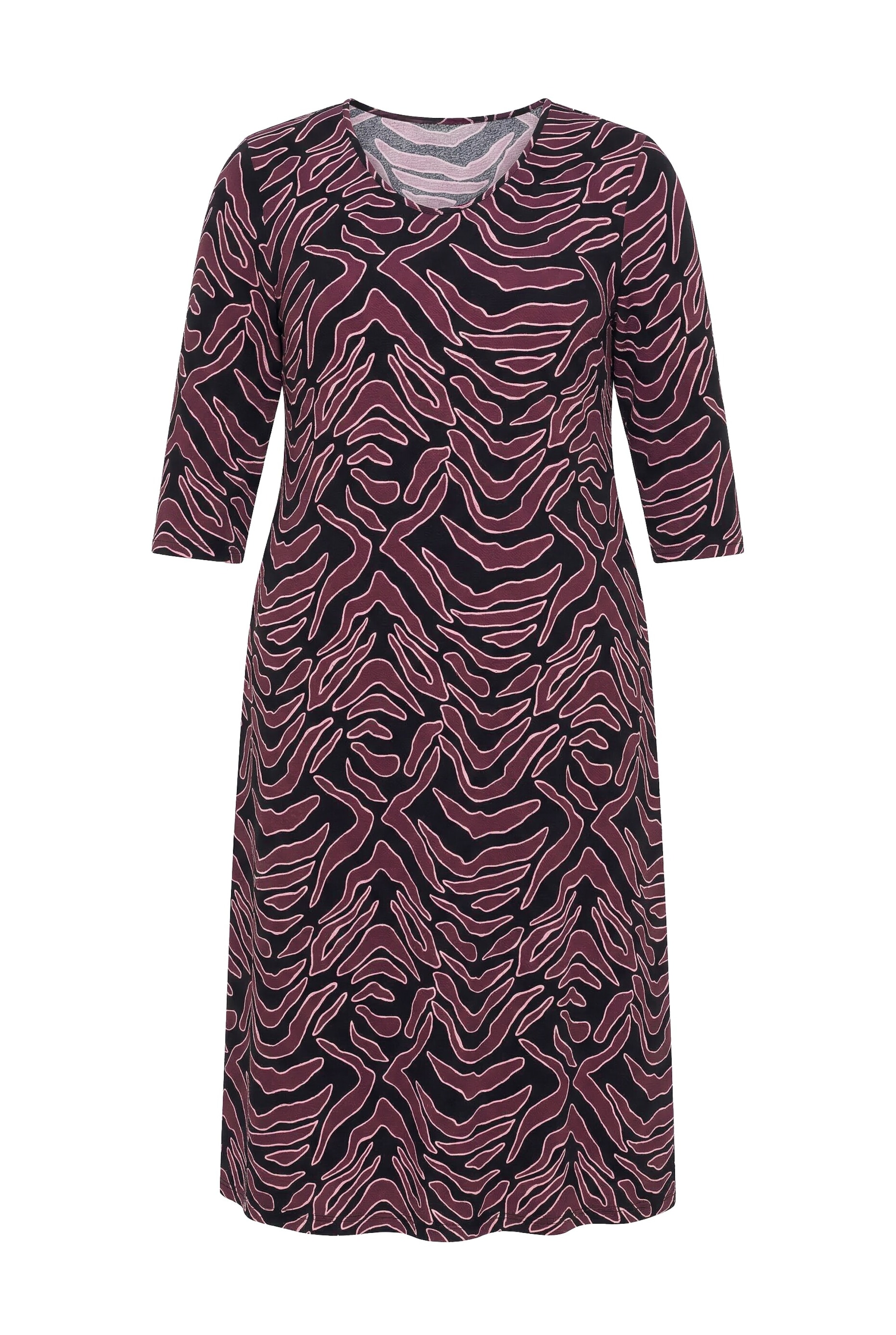 Ulla Popken Kleid in Schwarz: Vorderseite