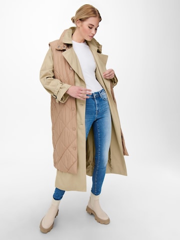 ONLY Between-Seasons Coat 'Chloe' in Beige