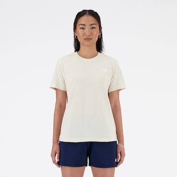 new balance Shirt in Wit: voorkant
