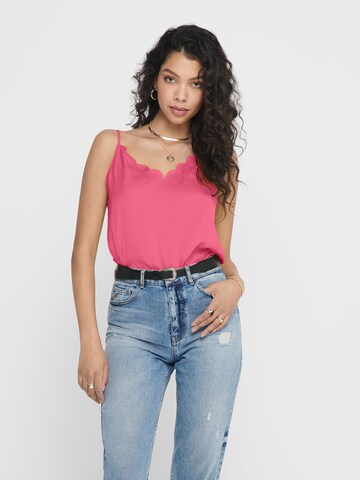 Top 'ONLDEBBIE' di ONLY in rosa: frontale