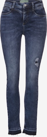 STREET ONE Slimfit Jeans in Blau: predná strana