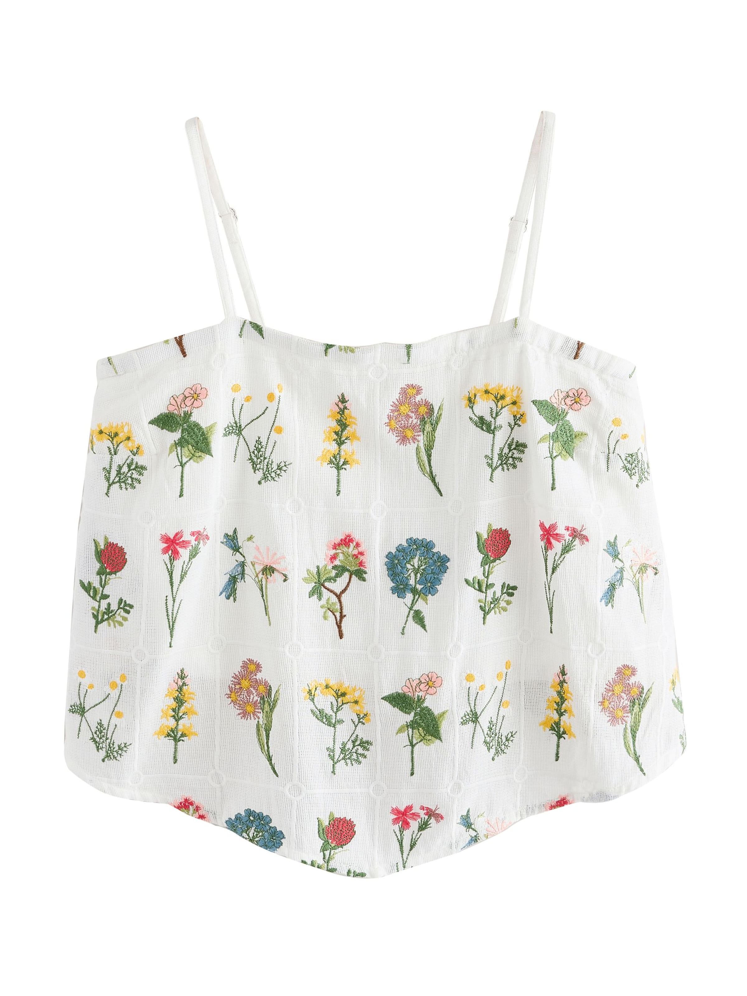 Next Top in Yellow / Green / Bright red / White, Item view