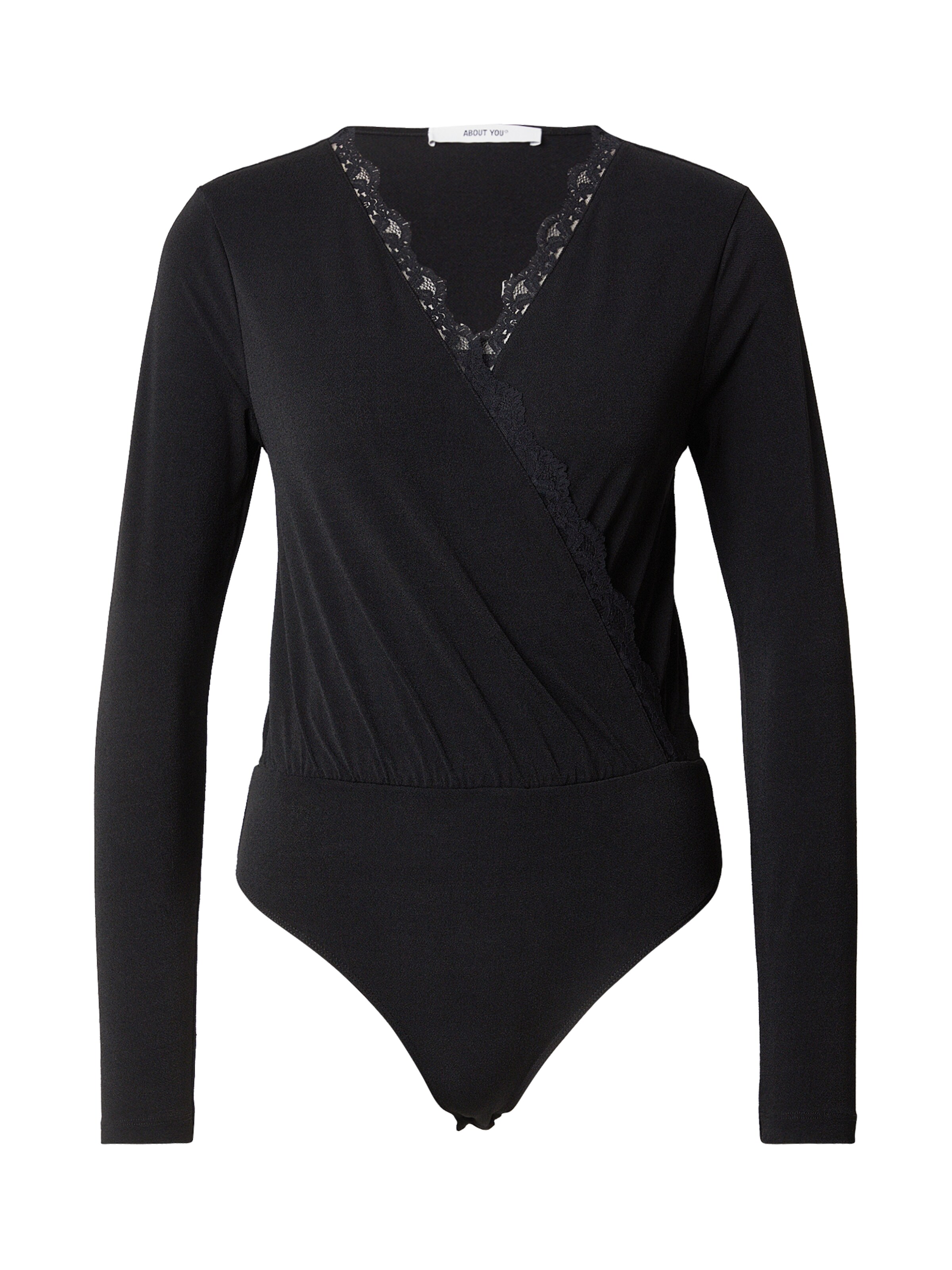 Shirtbody 'Arlene' ABOUT YOU en noir : devant