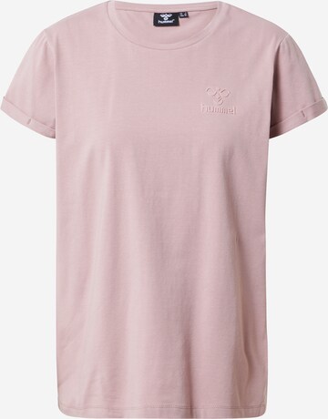 T-shirt fonctionnel Hummel en rose : devant