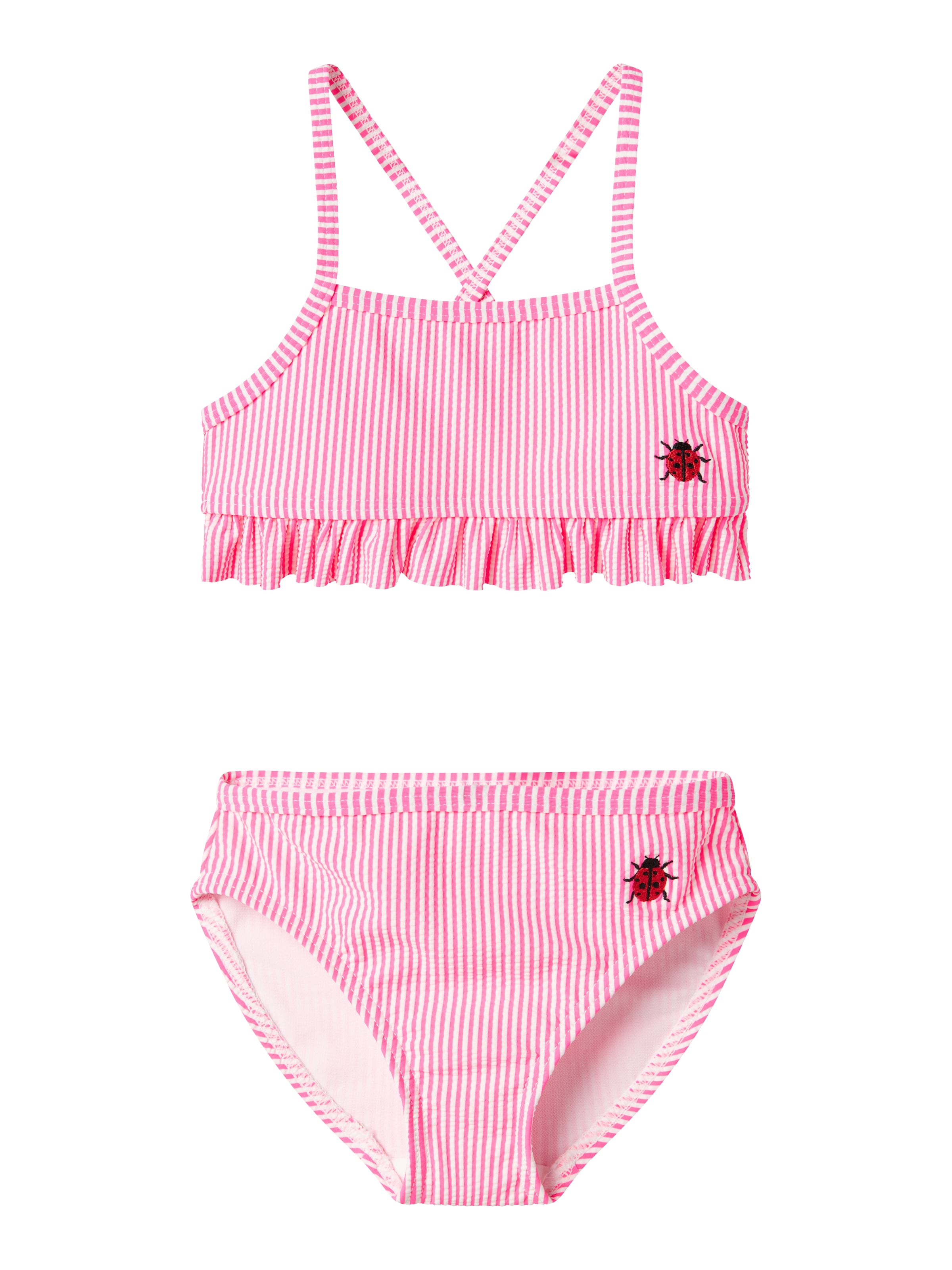 Bustino Bikini 'Zammer' di NAME IT in rosa: frontale