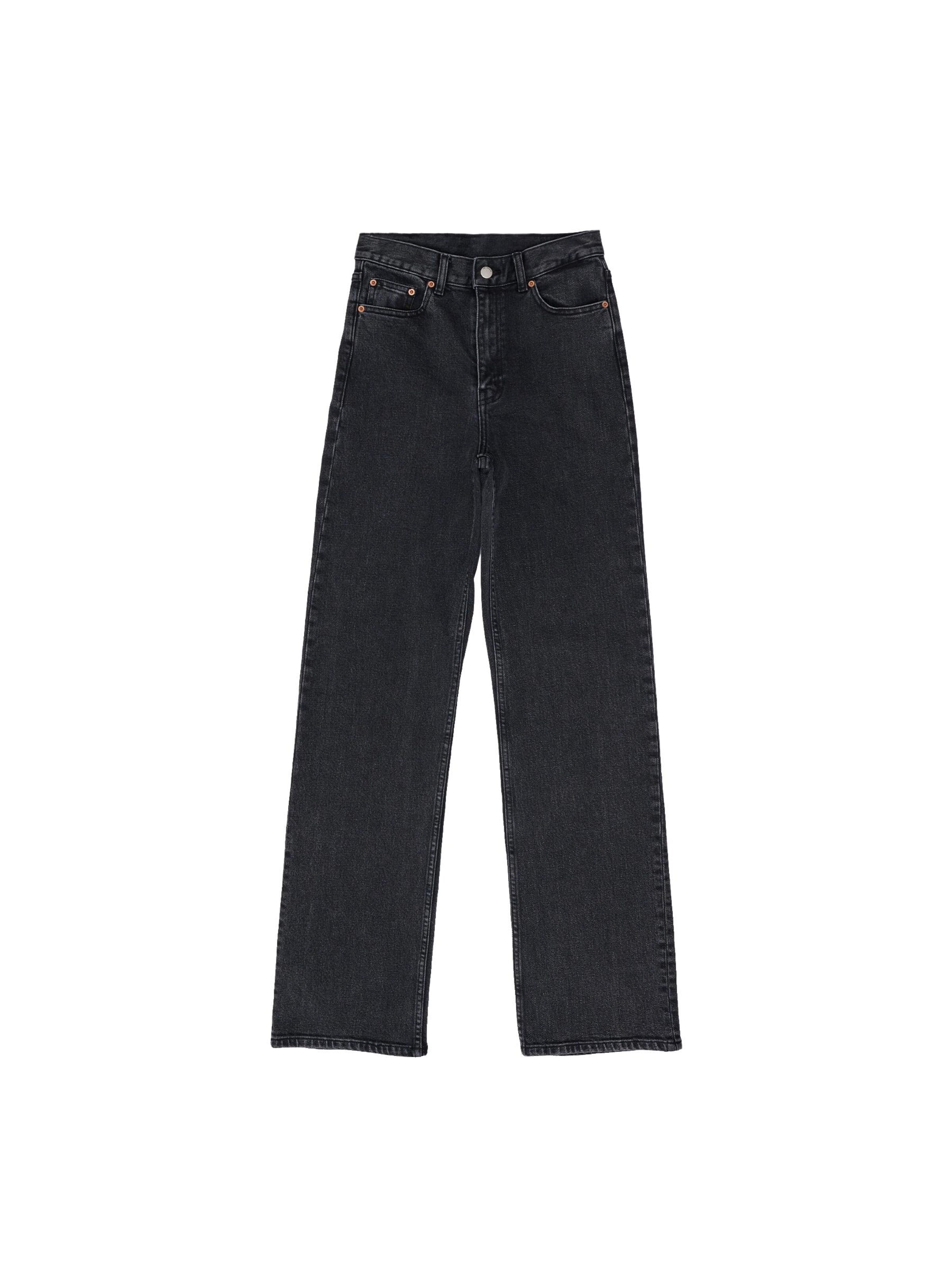 Dr. Denim Regular Jeans 'Echo High Straight' in Zwart