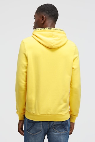 CAMP DAVID Sweatshirt in Yellow: front