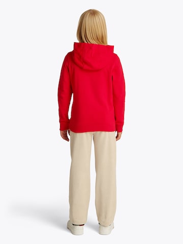 TOMMY HILFIGER Sweatshirt 'ESSENTIAL' in Rot