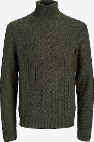 Pull-over 'JJJAMES' JACK & JONES en vert : devant