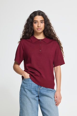 ICHI Shirt 'LULS' in Rot: Vorderseite