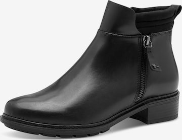 Tamaris Stiefelette in Schwarz: Vorderseite