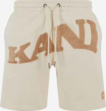 Regular Pantalon Karl Kani en beige : devant