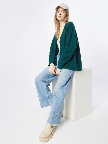 Monki Knit cardigan in Green