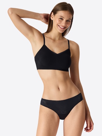 SCHIESSER Bustier BH ' Invisible Soft Lace ' in Zwart
