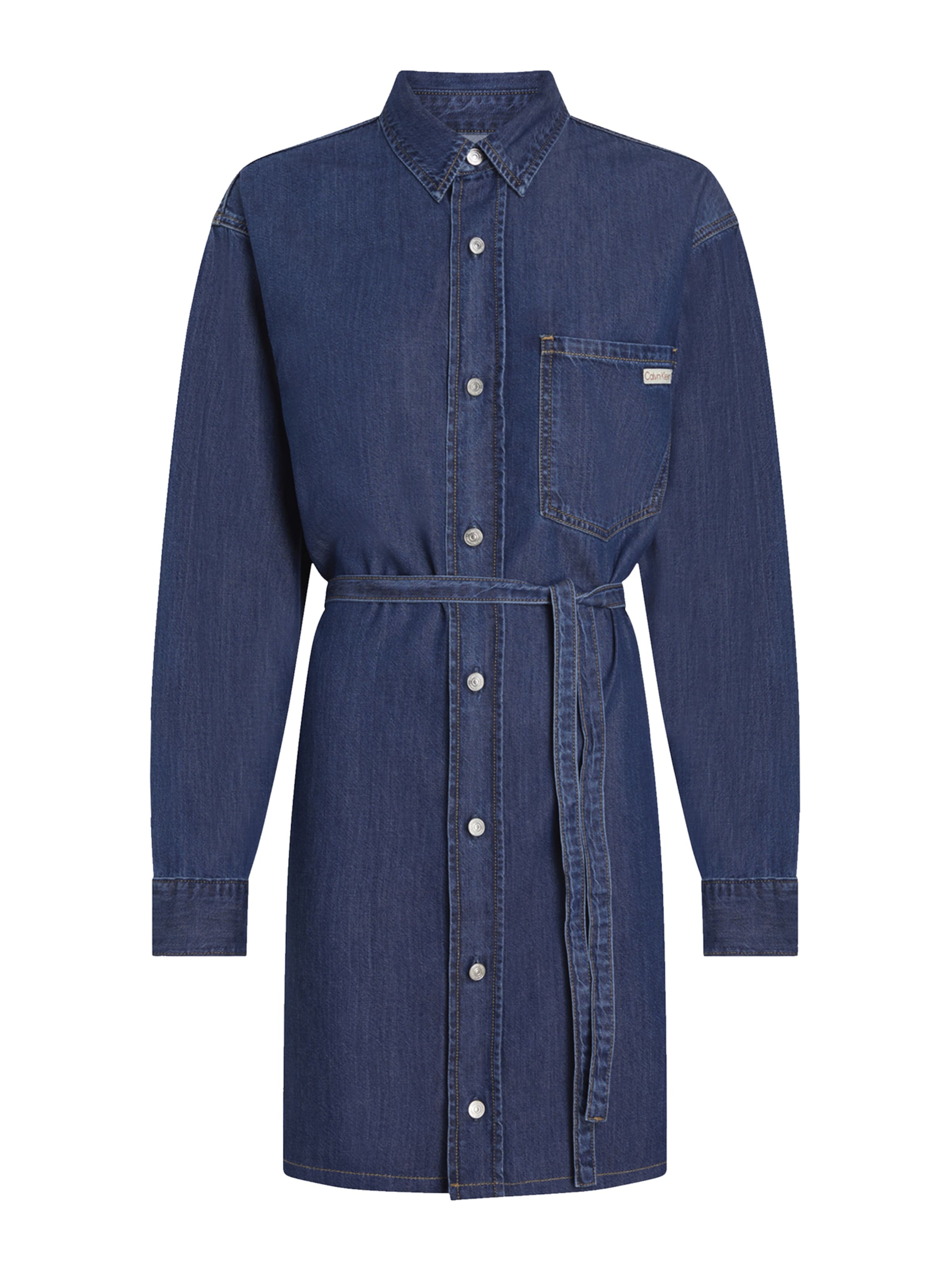 mėlyna Calvin Klein Jeans Palaidinės tipo suknelė: priekis