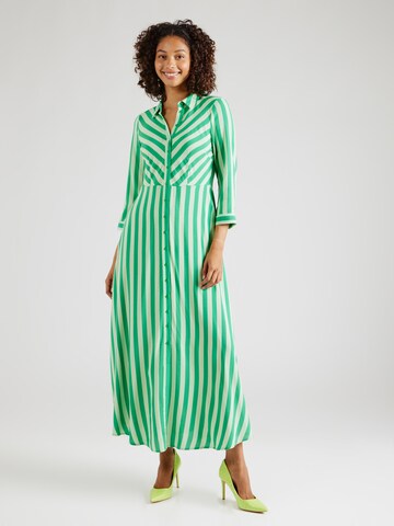 Robe-chemise 'SAVANNA' Y.A.S en vert : devant