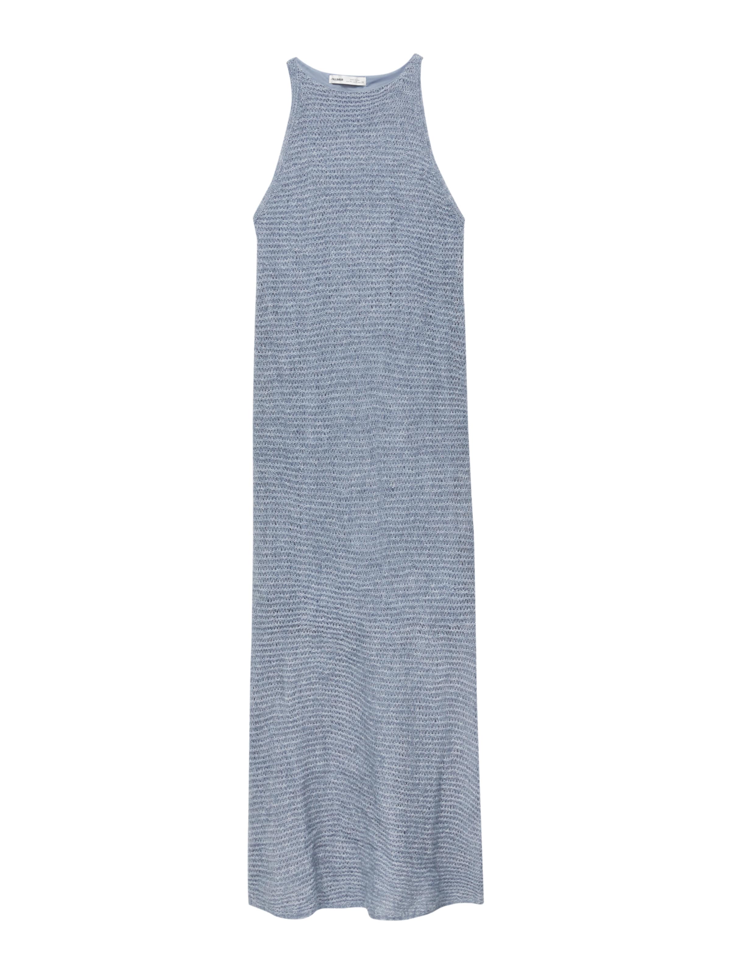 Pull&Bear Letní šaty – modrá: přední strana