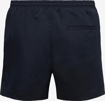 Only & Sons Zwemshorts 'Ted' in Blauw