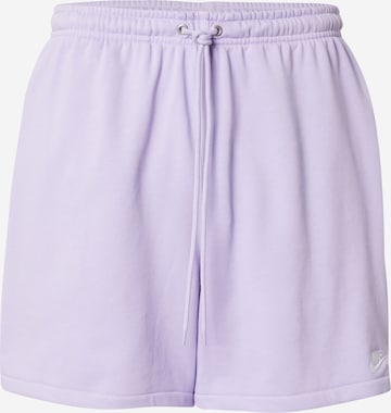 Pantalon 'CLUB' Nike Sportswear en violet : devant