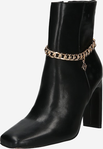 Botine de la River Island pe negru: față