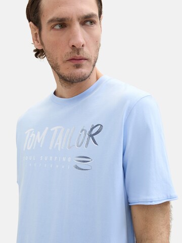 TOM TAILOR T-Shirt in Blau