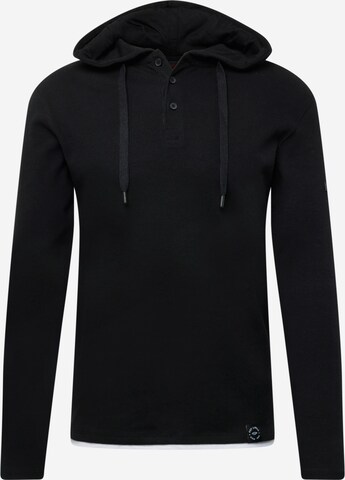 Sweat-shirt 'Saragossa' Key Largo en noir : devant