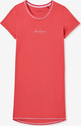 Chemise de nuit ' Casual Essentials ' SCHIESSER en rouge : devant