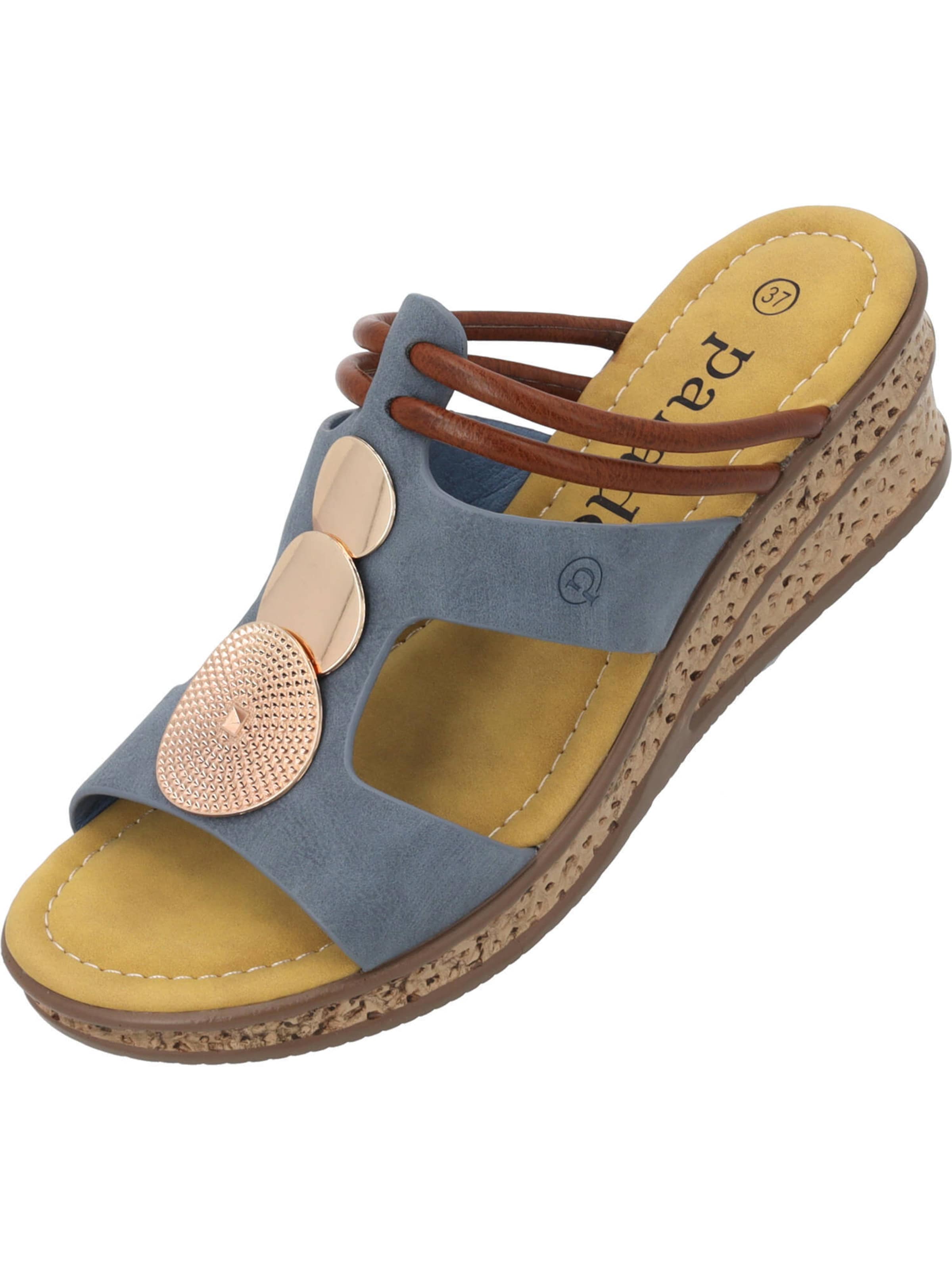 Palado Mule 'Siolma' in Blue: front