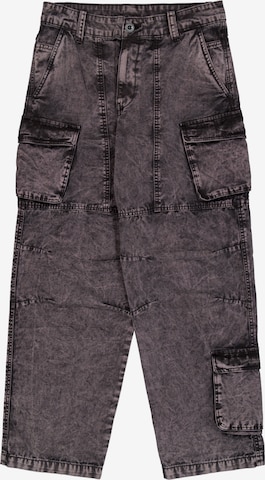 juoda ALPHA INDUSTRIES Laisvas Darbinio stiliaus džinsai: priekis