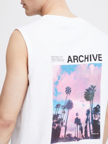 !Solid Shirt 'Elandro' in White