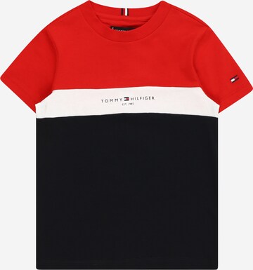 T-Shirt 'ESSENTIAL' TOMMY HILFIGER en bleu : devant