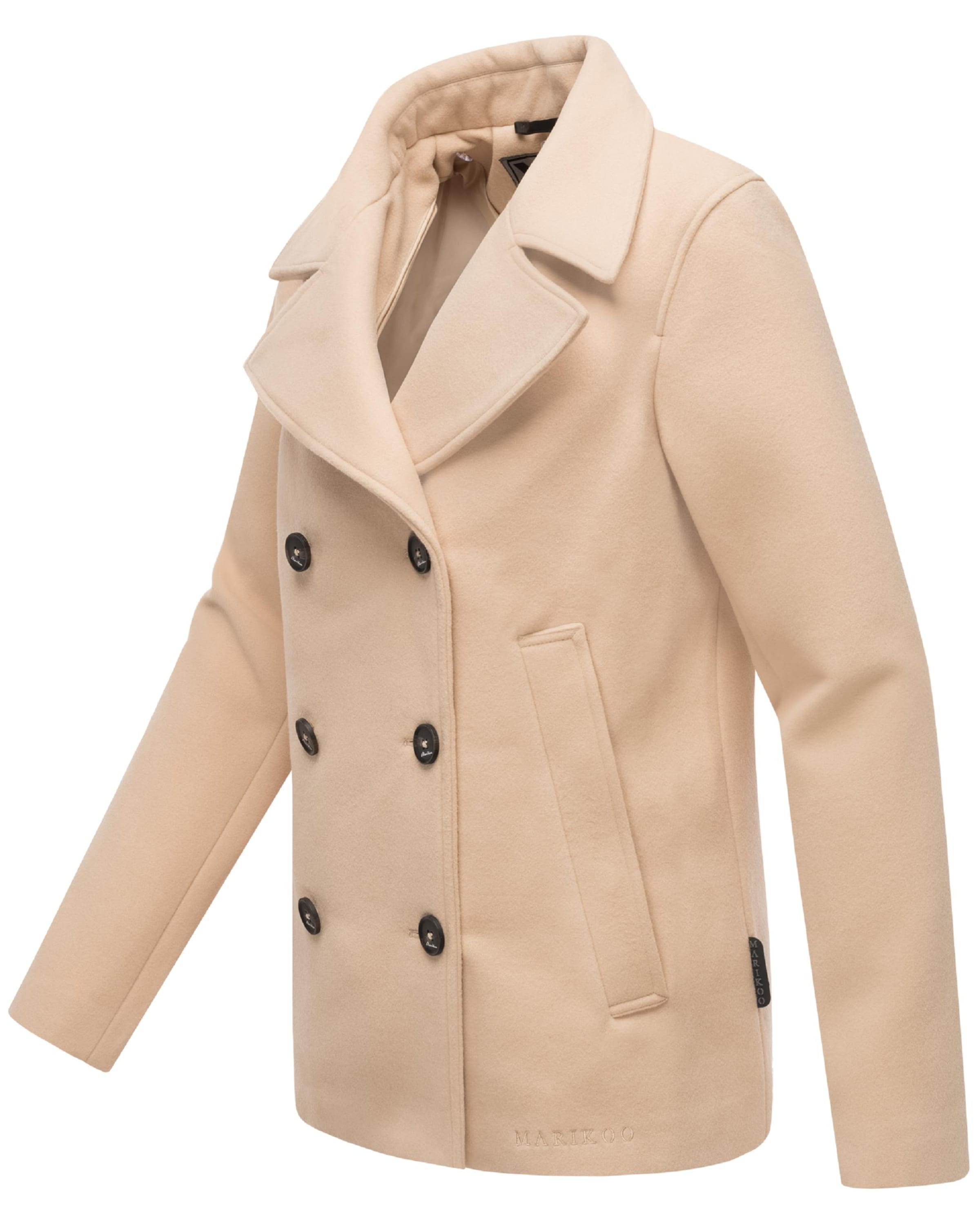 MARIKOO Between-seasons coat in Beige