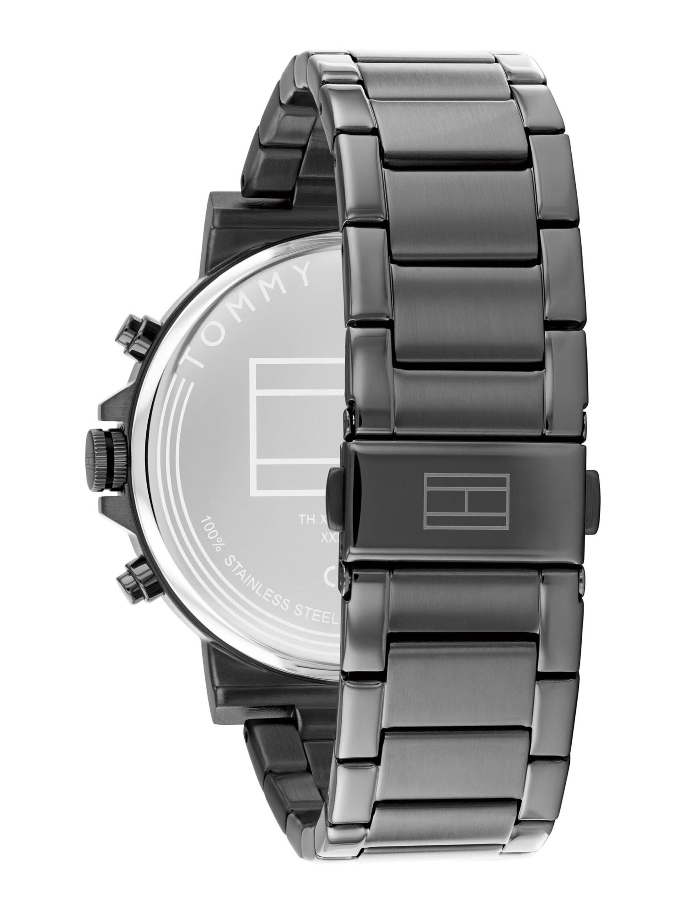 TOMMY HILFIGER Analoogkell 'Tyson', värv hall