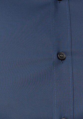 OLYMP Slim fit Zakelijk overhemd 'No. 6' in Blauw