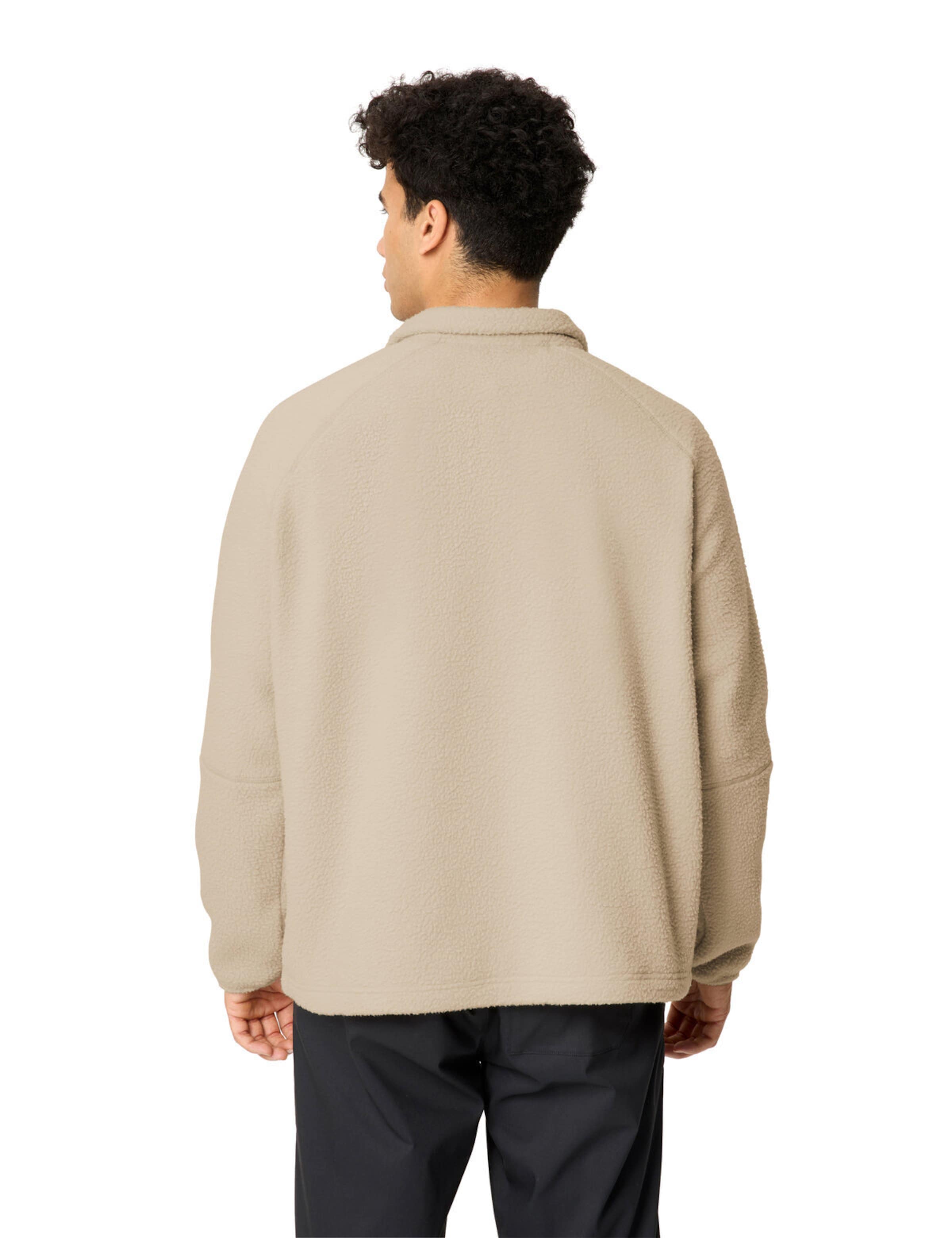 VAUDE Sports sweater 'Najun' in Beige