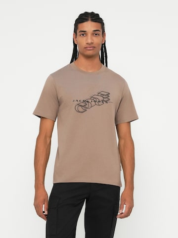 JACK & JONES Shirt 'JCOFUSION' in Blue