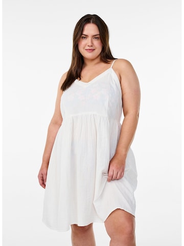 Abito 'SNILLA' di Zizzi in beige: frontale